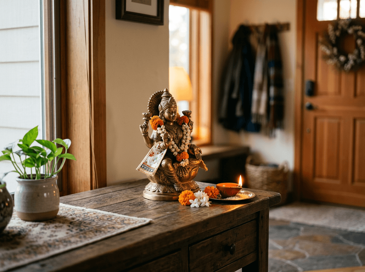 Where to Keep a Lakshmi Idol at Home for Prosperity