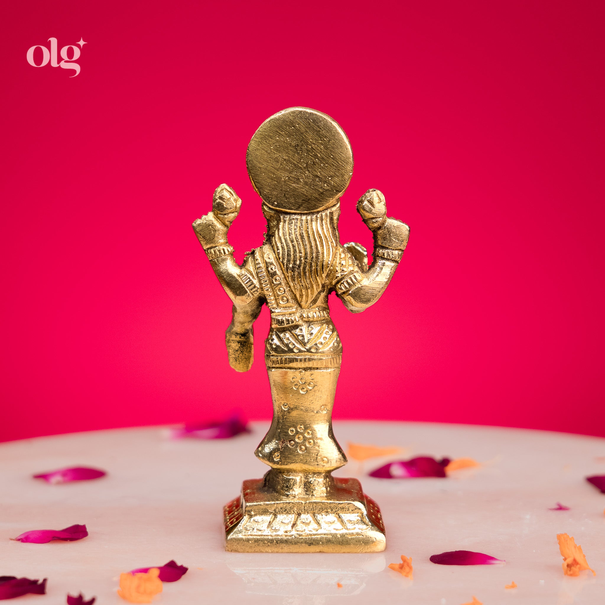 Brass Graceful Standing Lakshmi Murti (4 Inch)